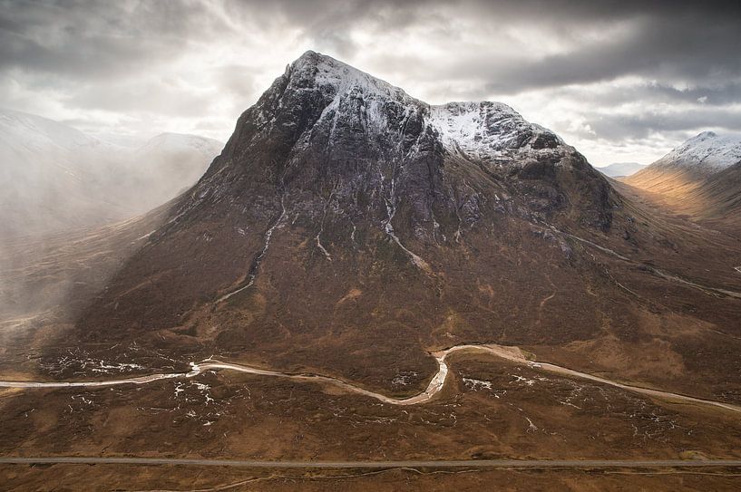 Berg Buachaille etive mòr, Schotland van Bob Slagter