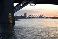 Waterstand bij zonsondergang