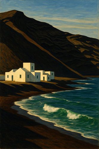 Kuststilte op Lanzarote - Hopper-geïnspireerde zeegezichten