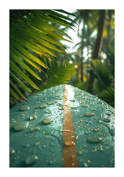 Surfen Surfplank van Poster Art Shop