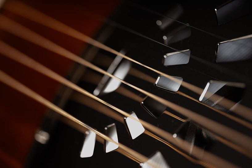 Guitare, gros plan par Stefan Hoeven