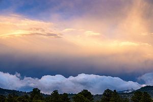 Sonnenuntergang in Colorado, Vereinigte Staaten