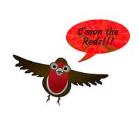 “C’mon the Reds!!!”