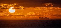 Zonsondergang Noordzee