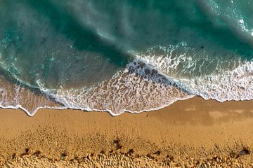 France's west coast from the air