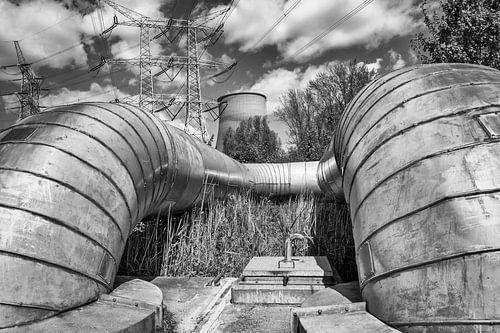 Warmtenet stadsverwarming vanaf de Amercentrale