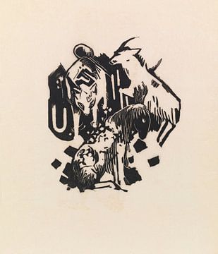 Drei Tiere (1912) von Franz Marc von Peter Balan