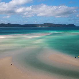 Blaue Wasserlandschaft in Australien von Jeannine Paulich