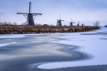 Ice patterns Kinderdijk