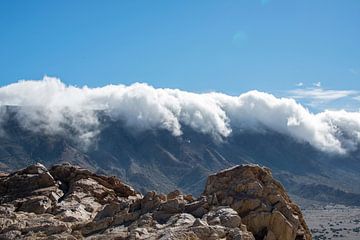 clouds over the mountains