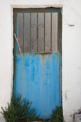 Turquoise door