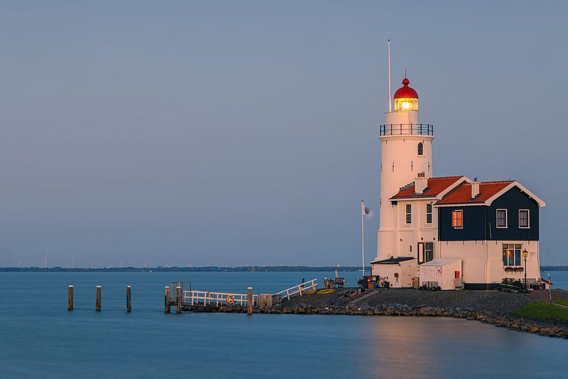 Sunset at the Horse of Marken by Henk Meijer Photography