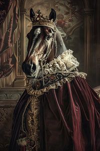 Majestätisches Pferd im Barockstil