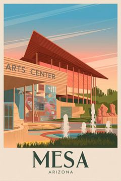 Mesa, Arizona van Poster Art Shop