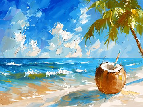 Coconut On The Beach