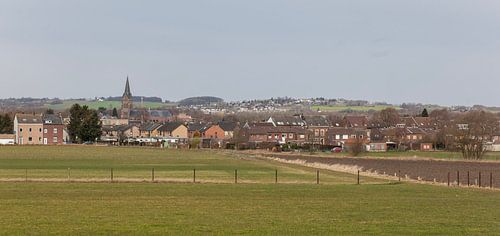 Uitzicht over Bocholtz in Zuid-Limburg