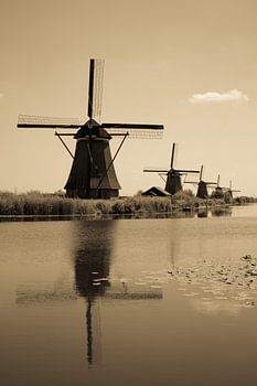 Die Sepia-Windmühle