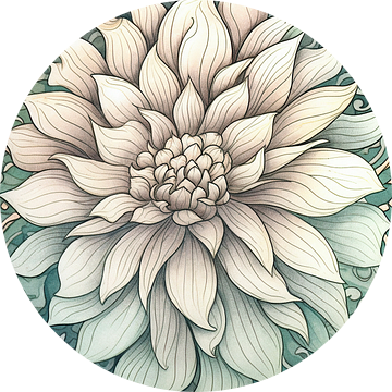 Schilderij Tranquil Melodies | Tijd voor Jezelf van ARTEO Schilderijen