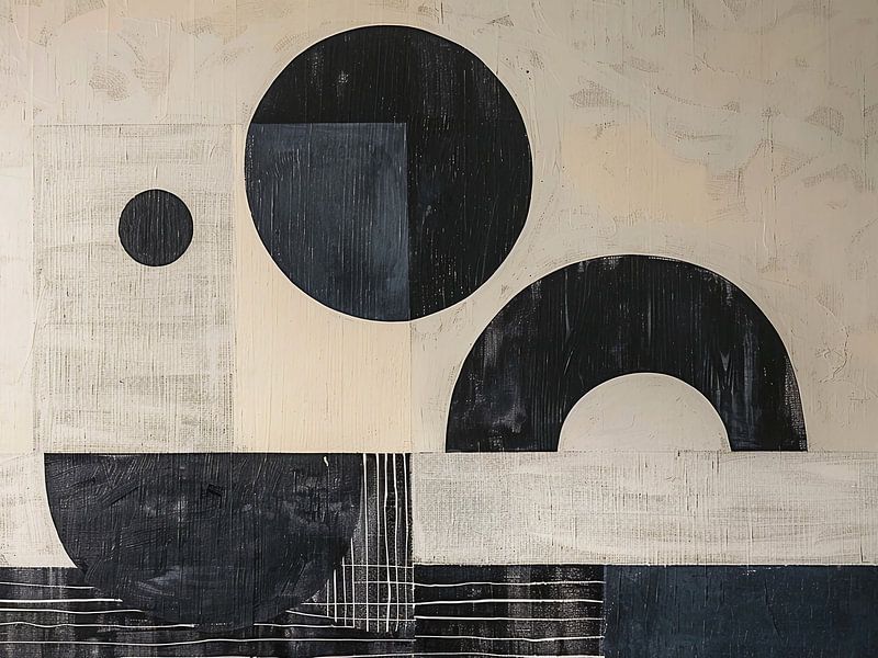 Schwarzer Regenbogen abstrakte Malerei von haroulita