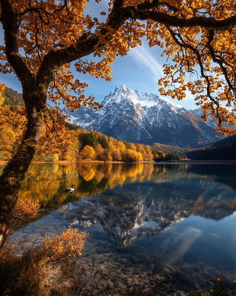 Ruhe im weiten Raum von fernlichtsicht
