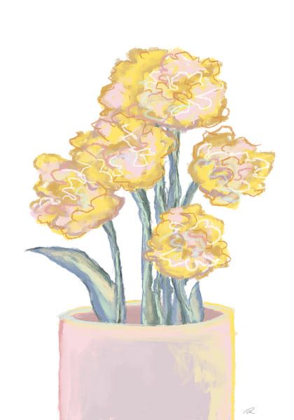 Gele bloemen van Pictufy Studio II