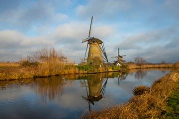 Les moulins à vent de Kinderdijk aux Pays-Bas sur Gert Hilbink