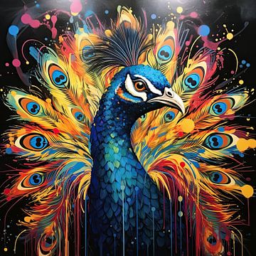 Urban Peacock van Blikvanger Schilderijen