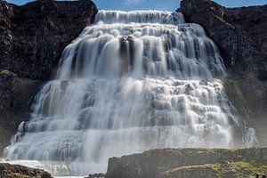 Island Dynjandi-Wasserfall