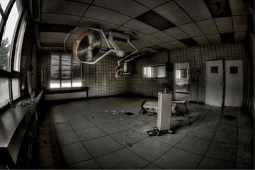 Operatiekamer van het verlaten ziekenhuis