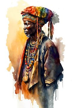 Africa Watercolour by Preet Lambon