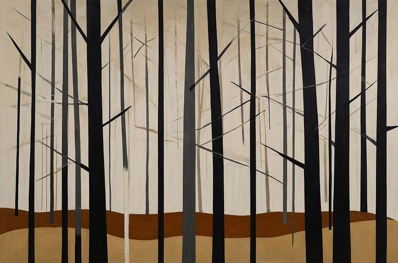 Forest abstract by Art & Soul Creations