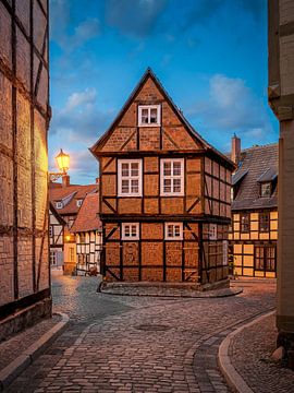 Oude binnenstad van Quedlinburg, Duitsland van Michael Abid