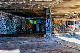 Graffiti on an old abandoned ruin by Tilo Grellmann