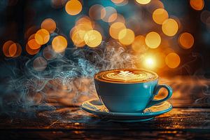 eine Tasse Kaffee oder Cappuccino