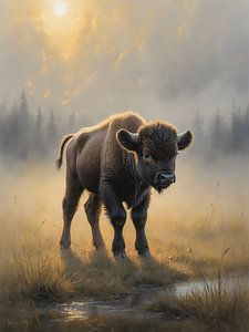 Bison — Das erste Licht wird sichtbar