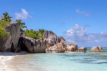 Granite rocks at Anse Source d'Argent (La Digue / Seychelles) by t.ART