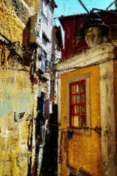 An alley in Porto by Geert Van Baelen