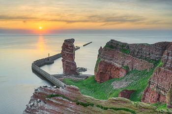 Helgoland Lange Anna bei Sonnenuntergang