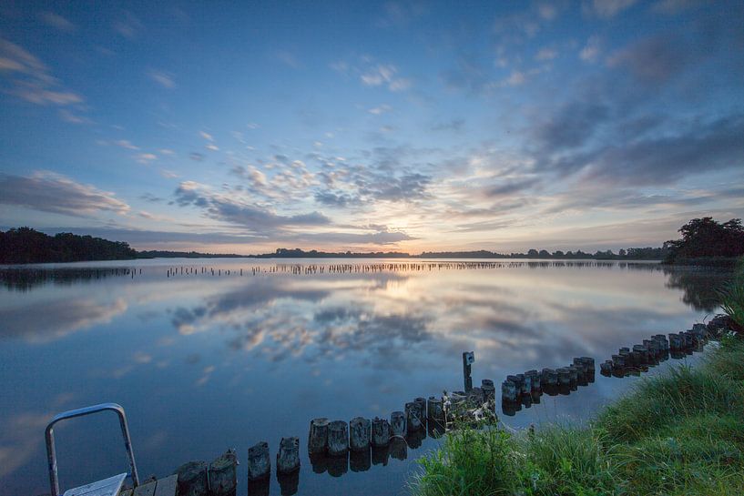 Sunrise Nature area Botshol Vinkeveen by Peter Haastrecht, van