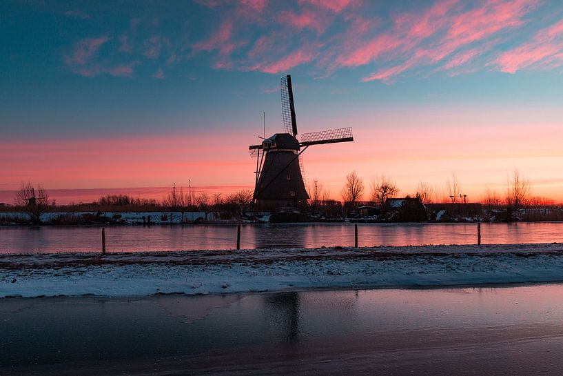 Kinderdijk hiver 3 par Nuance Beeld