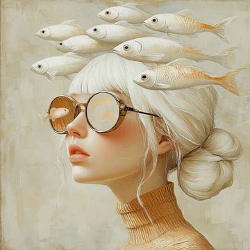 White waves by Mirjam Duizendstra