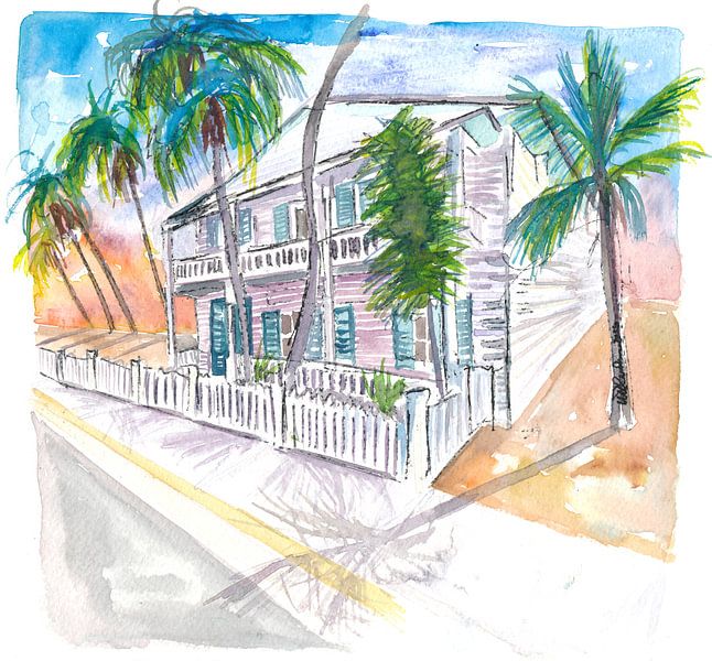 Key West Conch Traumhaus-Südlichste Ecke Gartensonne von Markus Bleichner