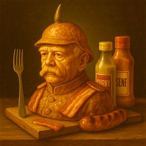 Bismarck en Plat de Viande – Portrait Satirique aux Saveurs Germaniques