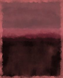 Abstrakte Malerei in leuchtenden Neonfarben. Grau, rosa, braun. von Dina Dankers