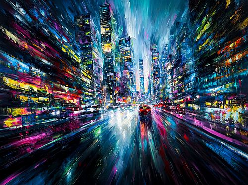 Trafic de nuit sur Peet de Rouw