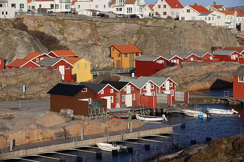 Fischerhütten in Hunnebostrand