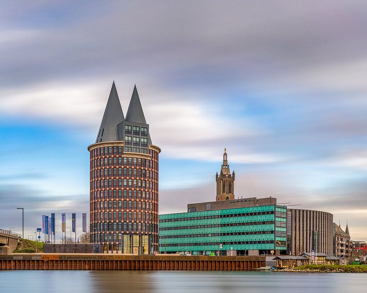 Roermond - Skyline - lange sluitertijd van Teun Ruijters