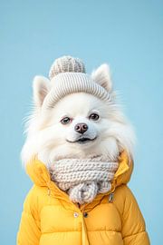 Japanese Spitz by Poster Art Shop