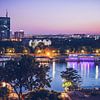 Belgrad - Skyline zur Blauen Stunde von Alexander Voss