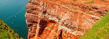 Panorama cliffs Helgoland by Anton de Zeeuw